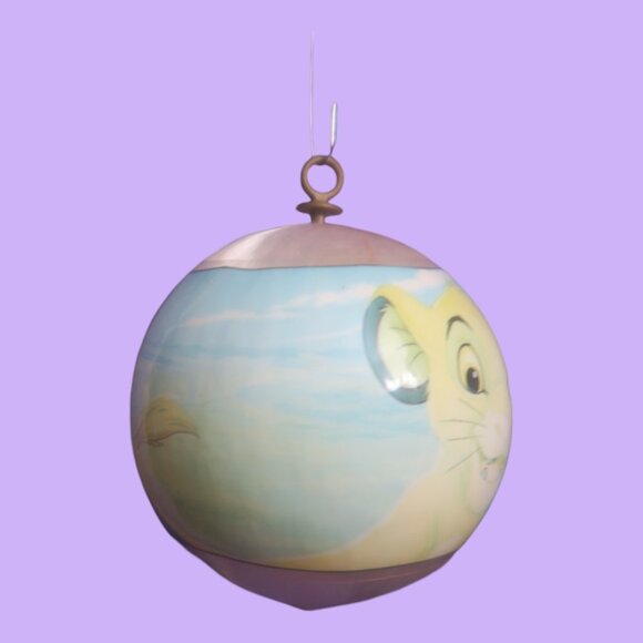 Disney lion king vintage ornament simba nala in blue and cream size one size. - Picture 5 of 7